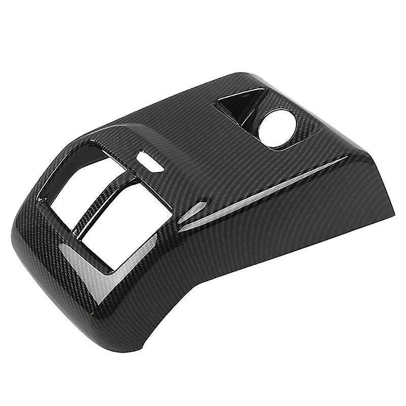 Carbon Fiber Rear Armrest Air Conditioner Vent Outlet Frame Cover Trim for Focus 2019-2020 MK4