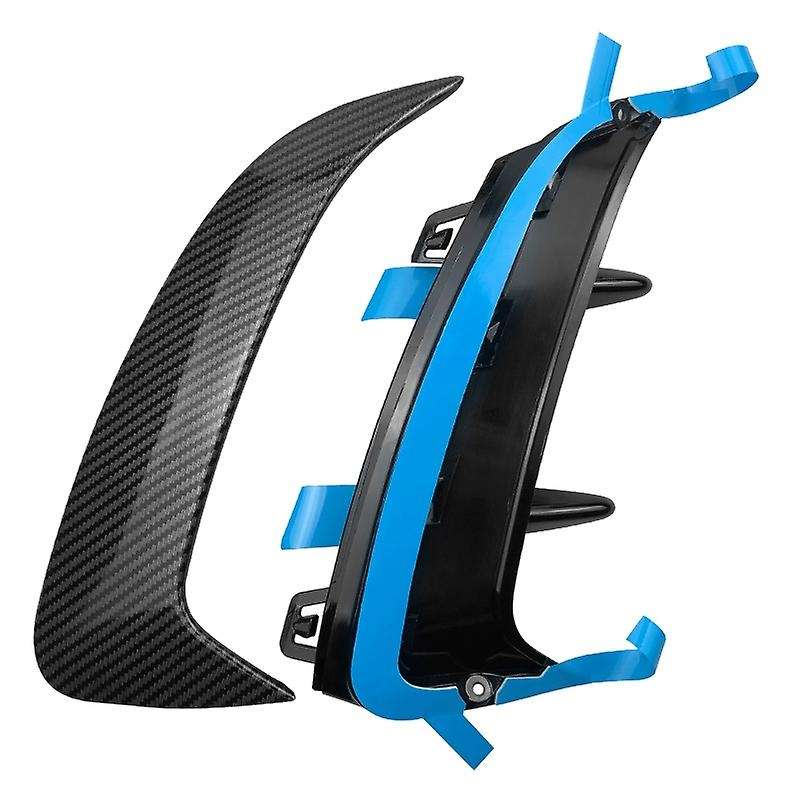 Carbon Fiber Rear Bumper Lip Spoiler Canards Stickers Trim for a Class W177 A180 A200 A250 A35 2019+