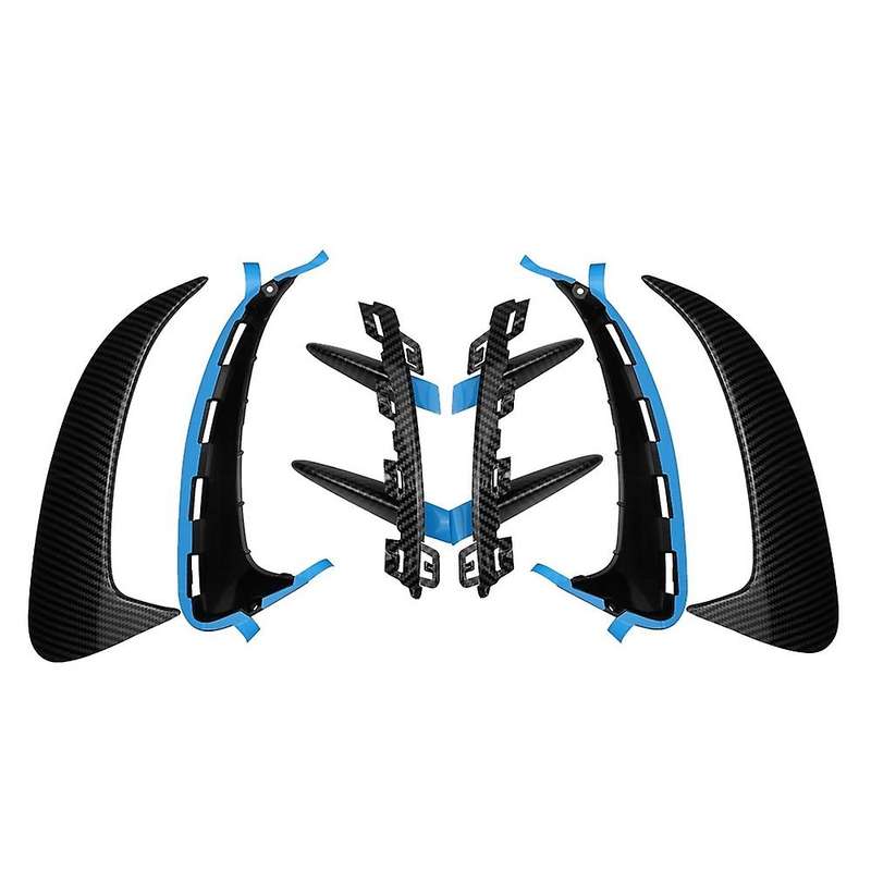 Carbon Fiber Rear Bumper Lip Spoiler Canards Stickers Trim for a Class W177 A180 A200 A250 A35 2019+
