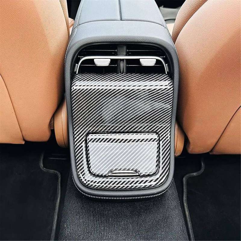 Carbon Fiber Rear Air Vent Outlet Cover for E-Class W214 E260 E300 2024+ Air Conditioning Vent Trim