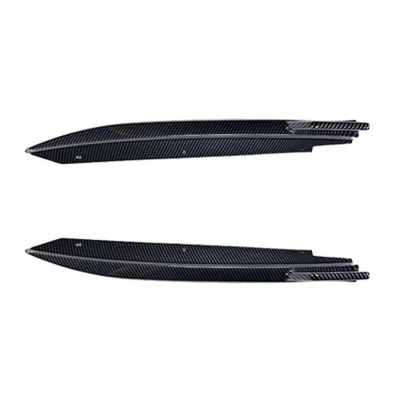 Carbon Fiber Rear Bumper Lip Angle Diffuser Splitter Spoiler Protector for - 5 Series G30 525i 530i