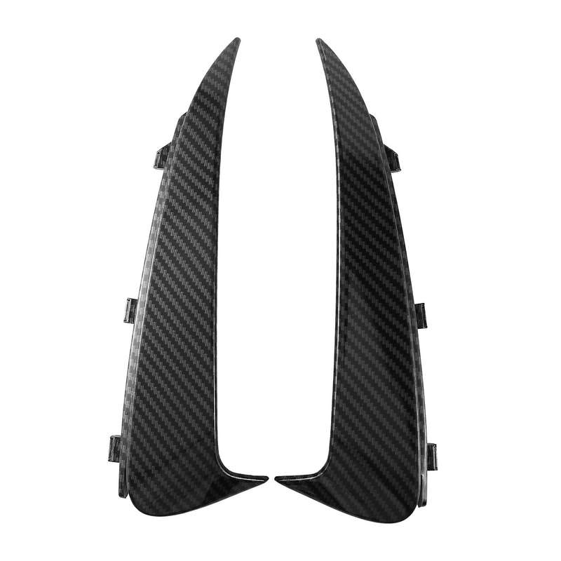 Carbon Fiber Rear Bumper Lip Spoiler Canards Stickers Trim for C Class W205 C43 C63 2015-2019 Snap-i
