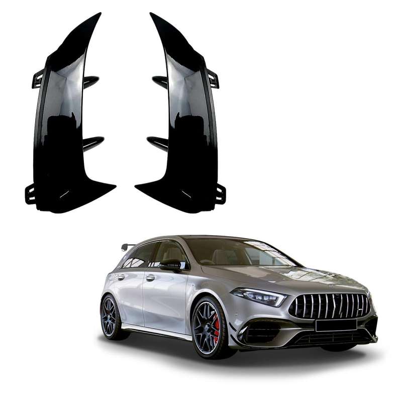 Carbon Fiber Rear Bumper Splitter Spoiler Rear Canard Trim for a Class W177 A180 A200 A250 A45 2019+