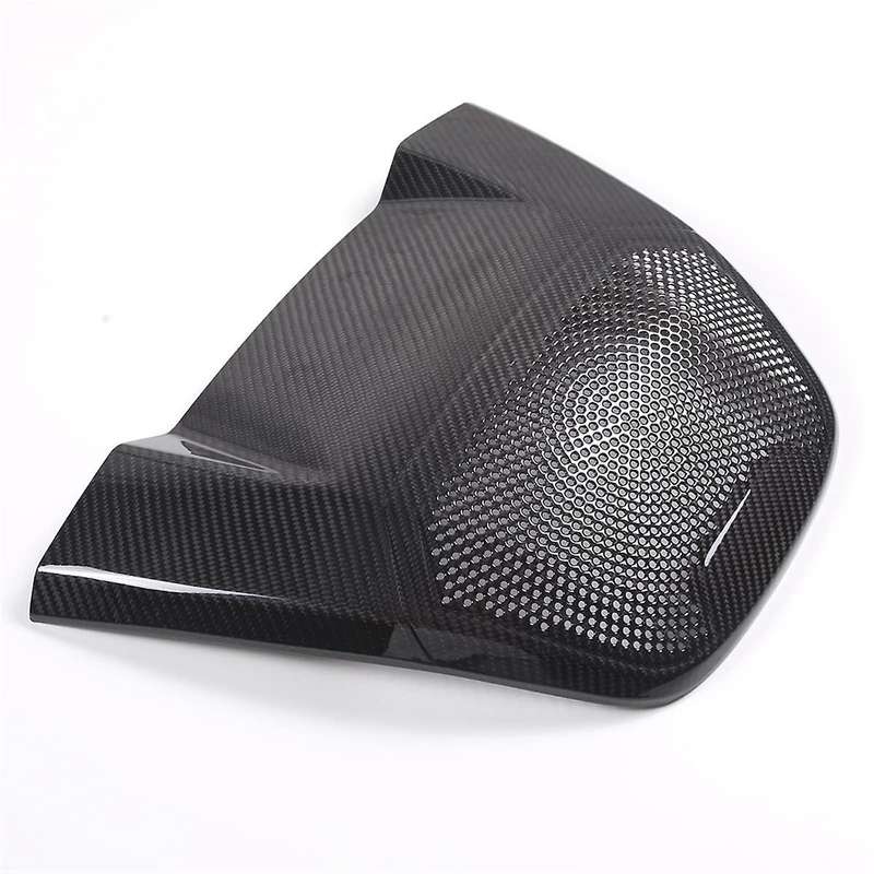 Carbon Fiber Rear Speaker Cover Trim for C8 1LT Coupe 2020-2023 Accessories,Black