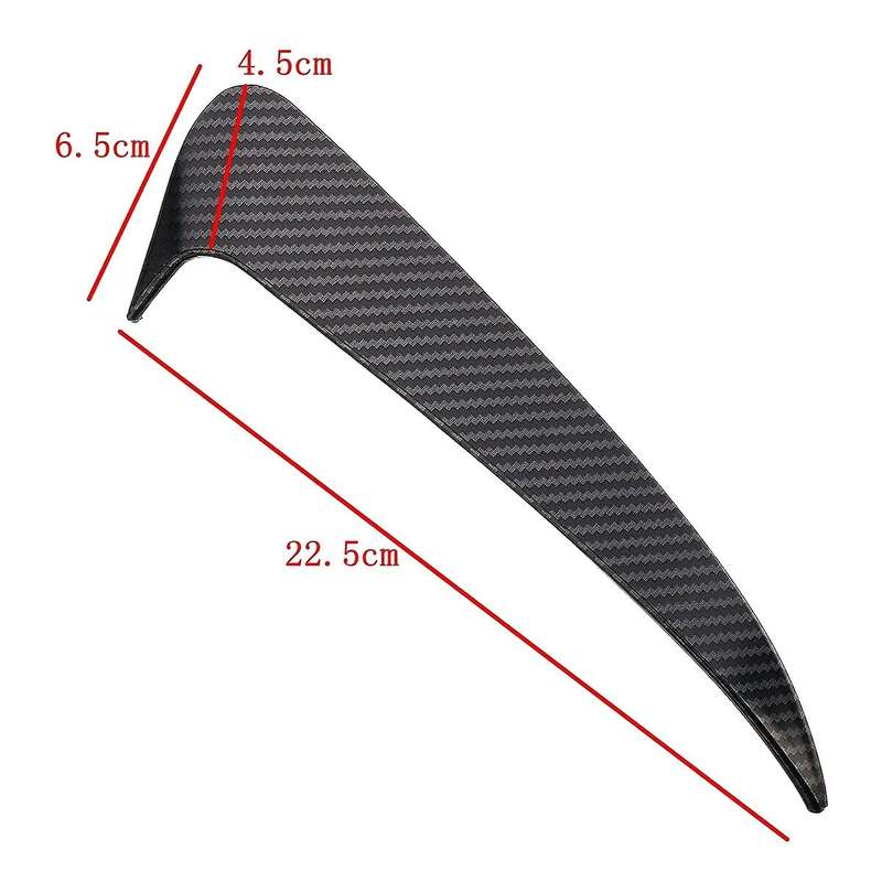 Carbon Fiber Rear Bumper Spoiler Air Vent Cover Side Canard for C Class W205 C43 C63 AMG 2014-2019