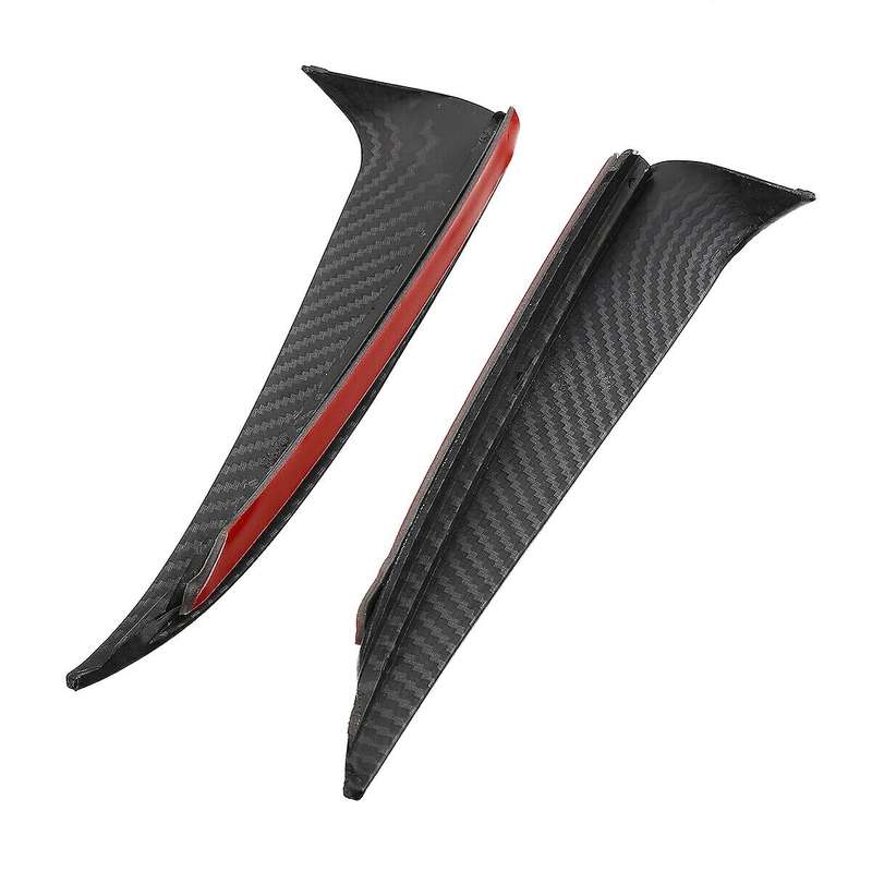 Carbon Fiber Rear Bumper Spoiler Air Vent Cover Side Canard for C Class W205 C43 C63 AMG 2014-2019