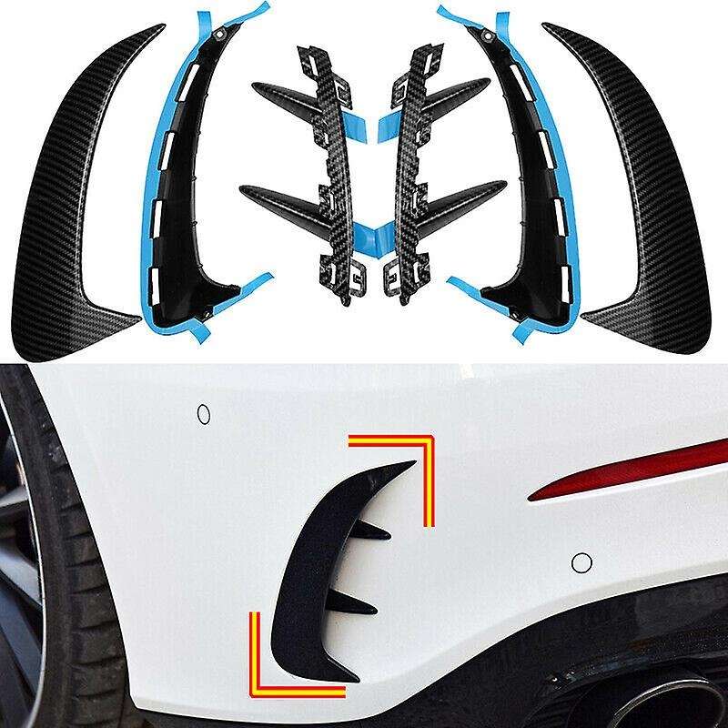 Carbon Fiber Rear Bumper Spoiler Canard Splitter for W177 A200 A250 A35 Sedan 2019+