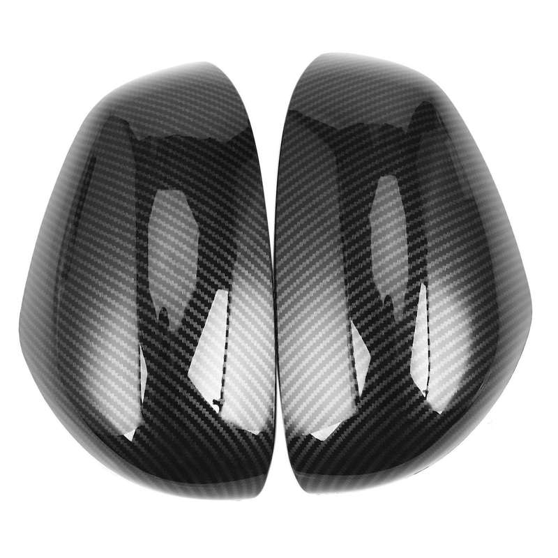 Carbon Fiber Rear View Mirror Cover Side Mirror Decoration Cover for Smart 453 Fortwo