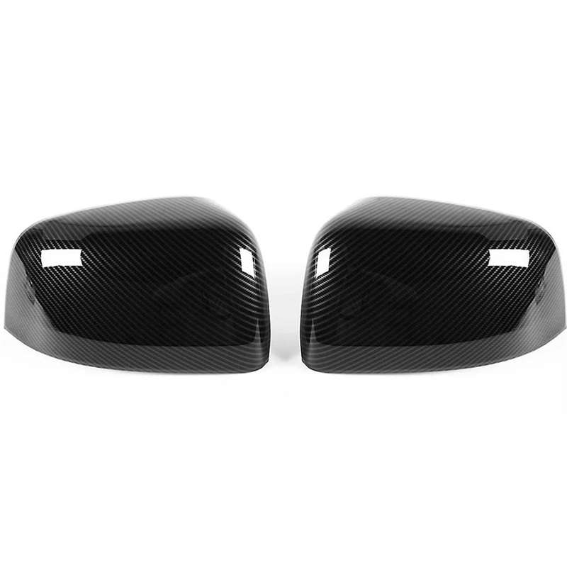 Carbon Fiber Rear View Mirror Cover Wing Side Mirror Caps for Durango 2014-2021 Car Decoration Frame