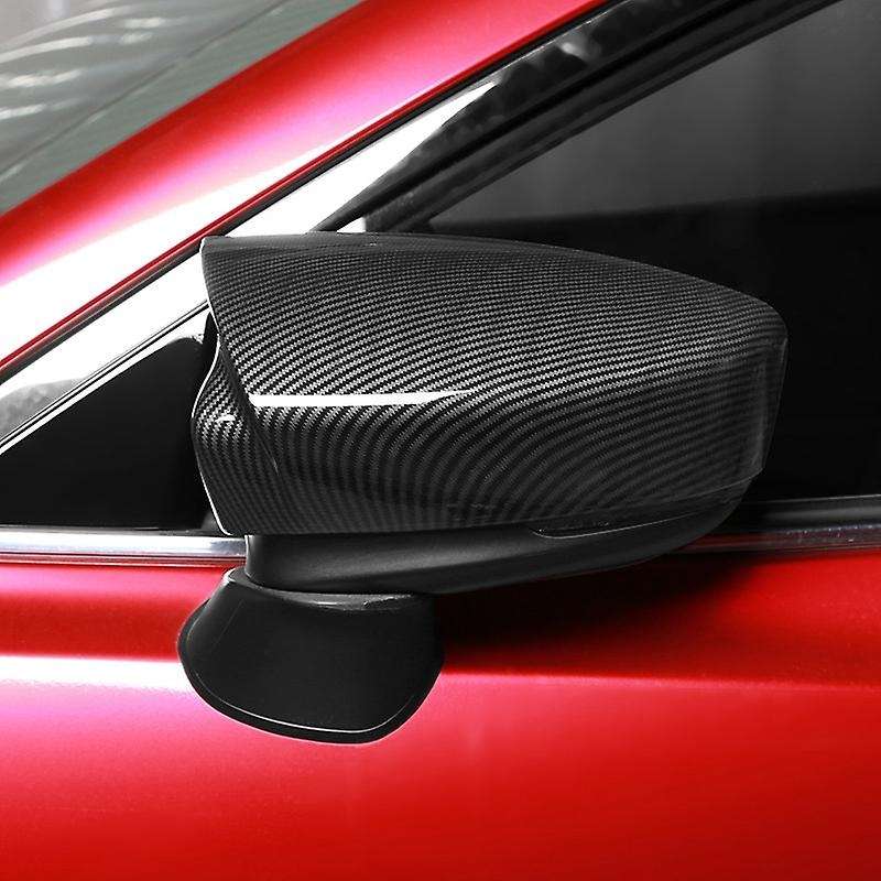 Carbon Fiber Rear View Mirror Case Cover Side Wing Mirror Shell for Axela 2017 2018 2019