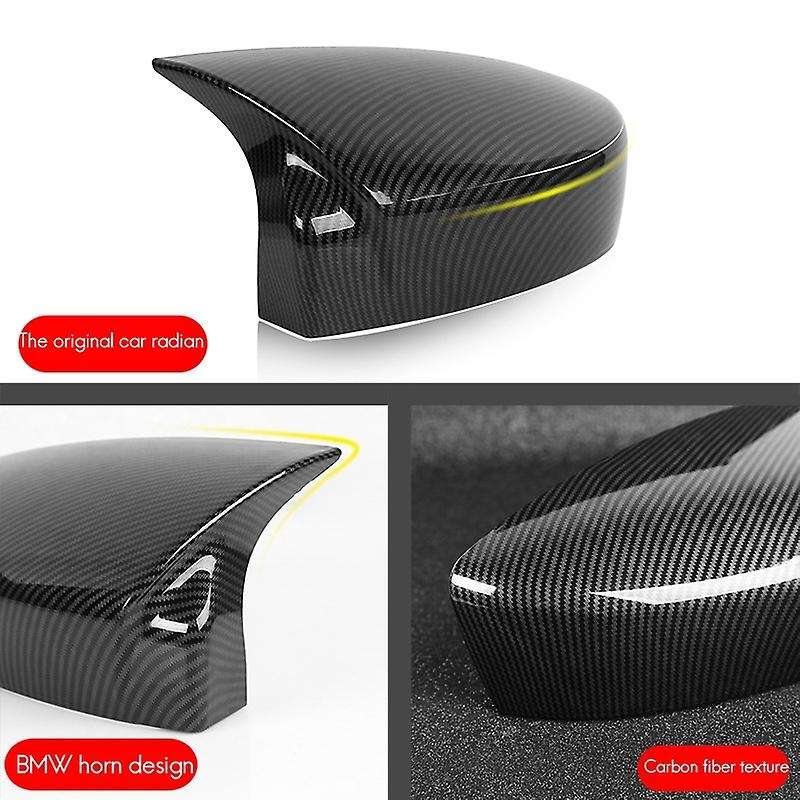 Carbon Fiber Rear View Mirror Case Cover Side Wing Mirror Shell for Axela 2014 2015 2016