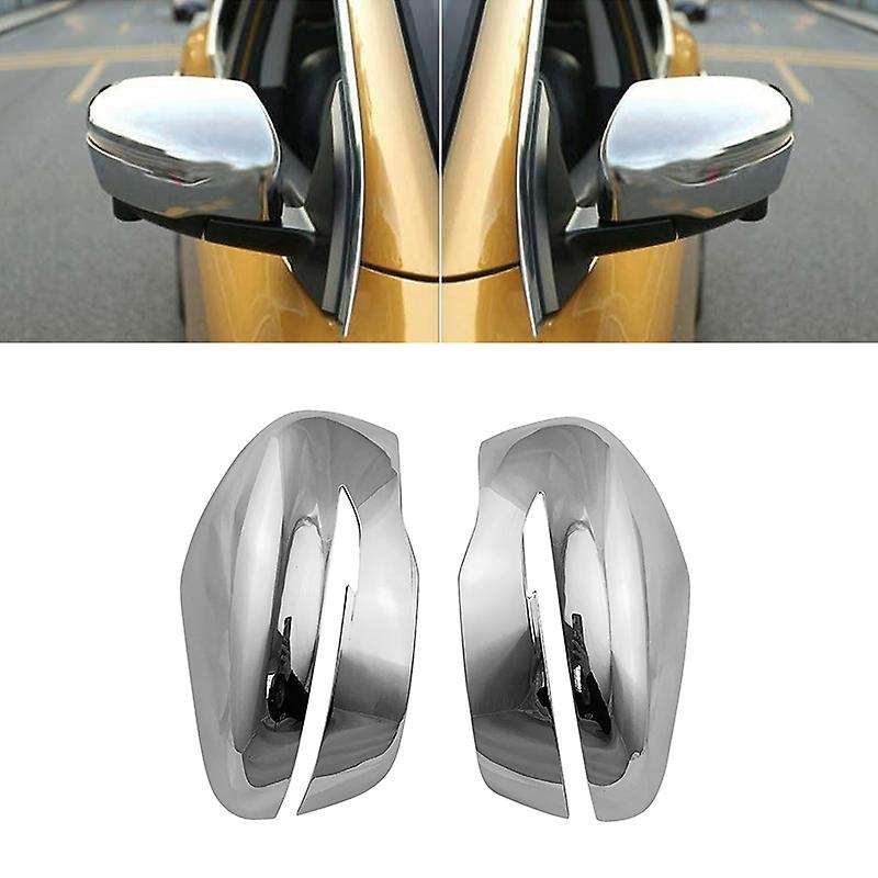 Carbon Fiber Rear View Rearview Side Glass Mirror Cover Trim Frame Side Mirror Caps for Navara NP300