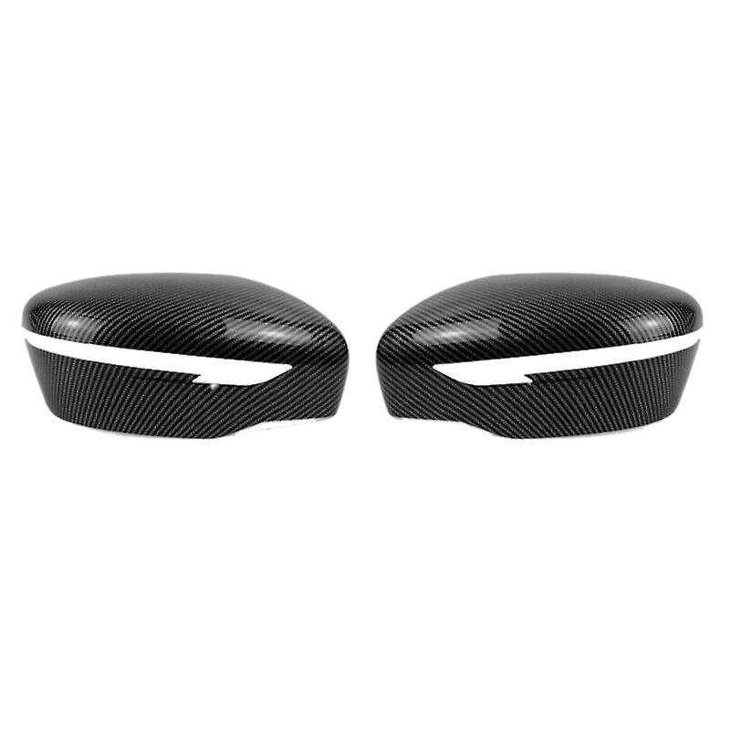 Carbon Fiber Rear View Mirror Cover-Side Mirror Cover Cap for Qashqai X-Trail Murano Rogue Pathfind