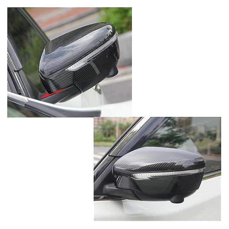 Carbon Fiber Rear View Mirror Cover-Side Mirror Cover Cap for Qashqai X-Trail Murano Rogue Pathfind