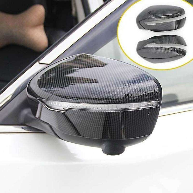 Carbon Fiber Rear View Mirror Cover-Side Mirror Cover Cap for Qashqai X-Trail Murano Rogue Pathfind