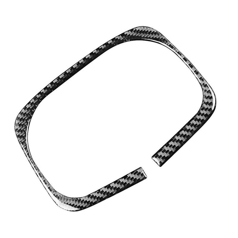 Carbon Fiber Rear Water Cup Holder Frame Cover Trim for 2006-2011
