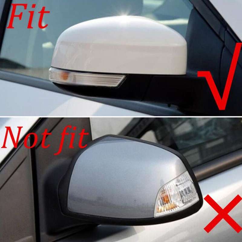 Carbon Fiber Rearview Mirror Cover Cap Side Door Mirror Cover Replace for Focus 2008-2018 / Mondeo 2