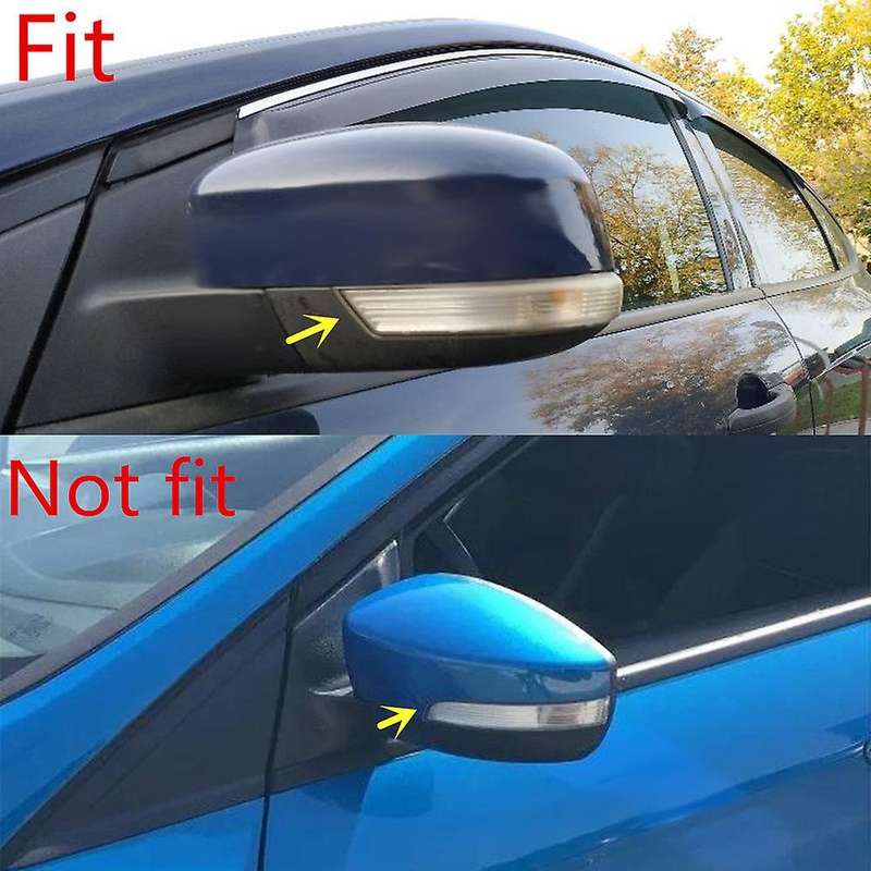 Carbon Fiber Rearview Mirror Cover Cap Side Door Mirror Cover Replace for Focus 2008-2018 / Mondeo 2