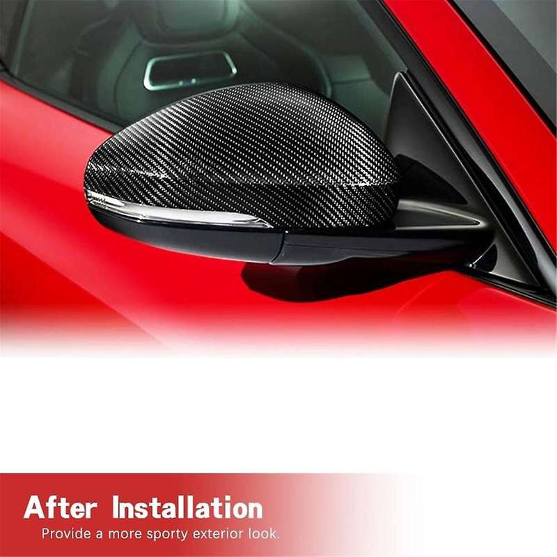 Carbon Fiber Rearview Mirror Cover for F-Type 2013-2020 Door Side Mirror Cover Trim Exterior Accesso