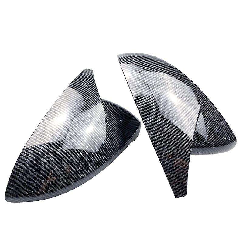 Carbon Fiber Rearview Mirror Cover Door Side Wing Mirror Caps Trim Shell for Golf 7 7.5 MK7 2015 201