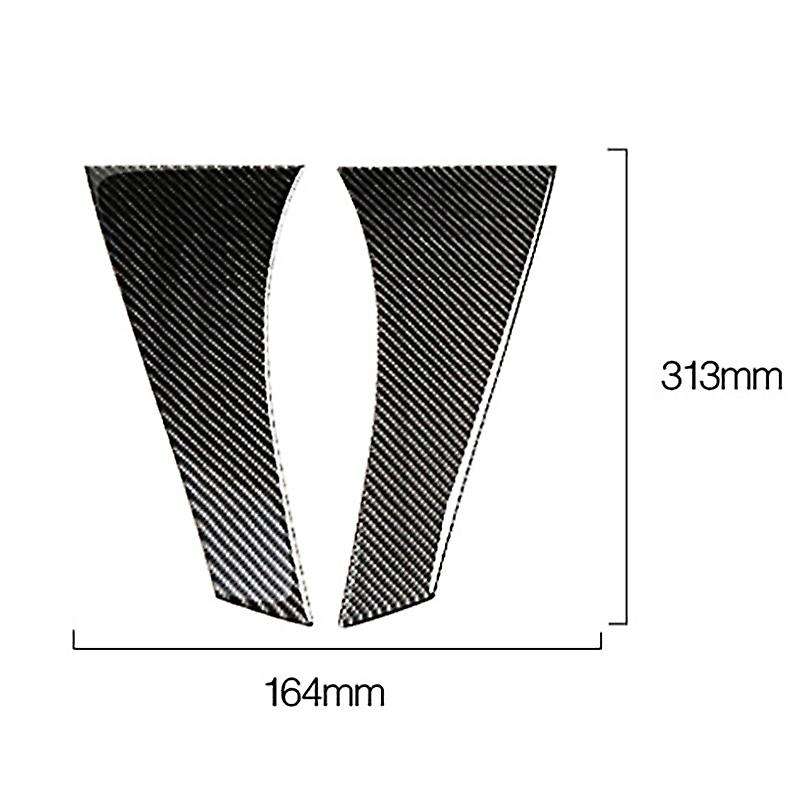 Carbon Fiber Rear Window Windshield Panel Decoration Sticker Trim for GLA X156 2015-18