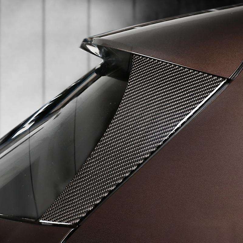 Carbon Fiber Rear Window Windshield Panel Decoration Sticker Trim for GLA X156 2015-18