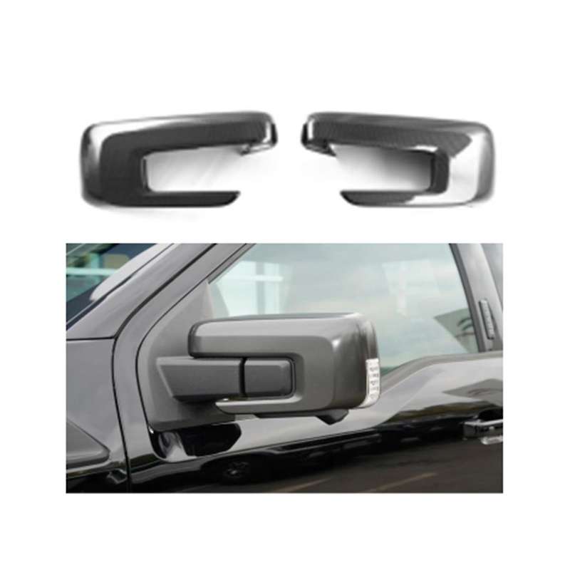 Carbon Fiber Rearview Mirror Decorative Cover Reversing Mirror Protective Cover for 2021 2022 2023
