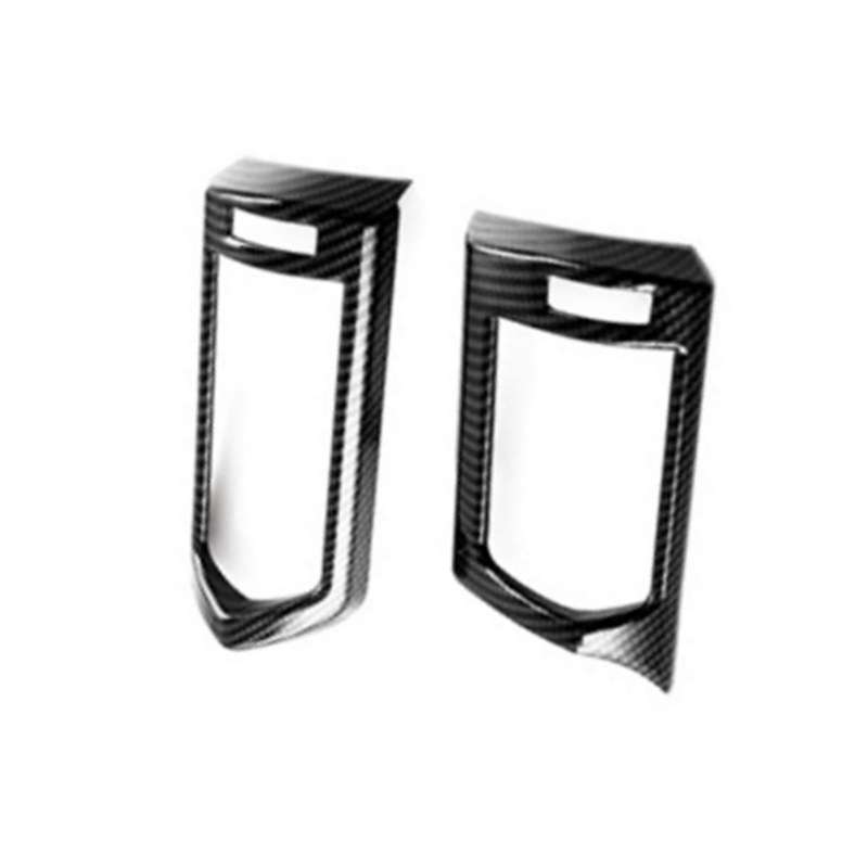 Carbon Fiber Side Dashboard Air Condition Vent Outlet Cover Trim Frame Sticker for Land Cruiser 300