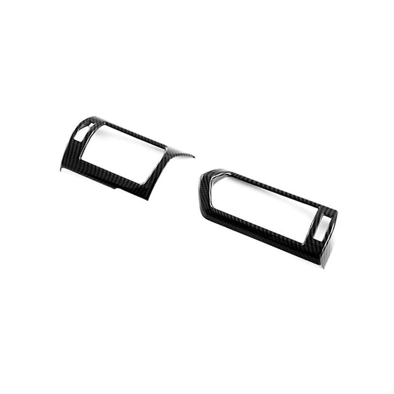 Carbon Fiber Side Dashboard Air Condition Vent Outlet Cover Trim Frame Sticker for Land Cruiser 300