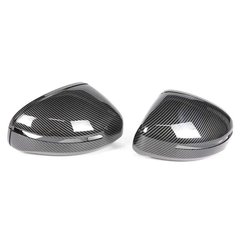Carbon Fiber Side Wing Door Mirror Cover Rearview Mirror Cover Cap Trim for TT TTS TT 8J MK2 R8 42