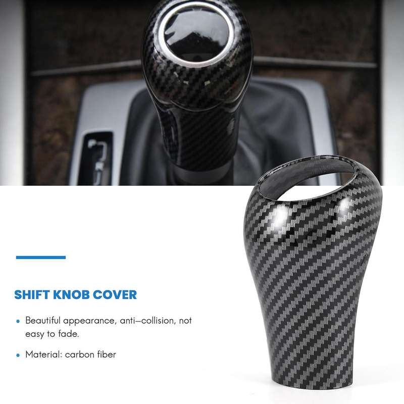 Carbon Fiber Shift Knob Cover for - W204 W212 a C E G GLS Class