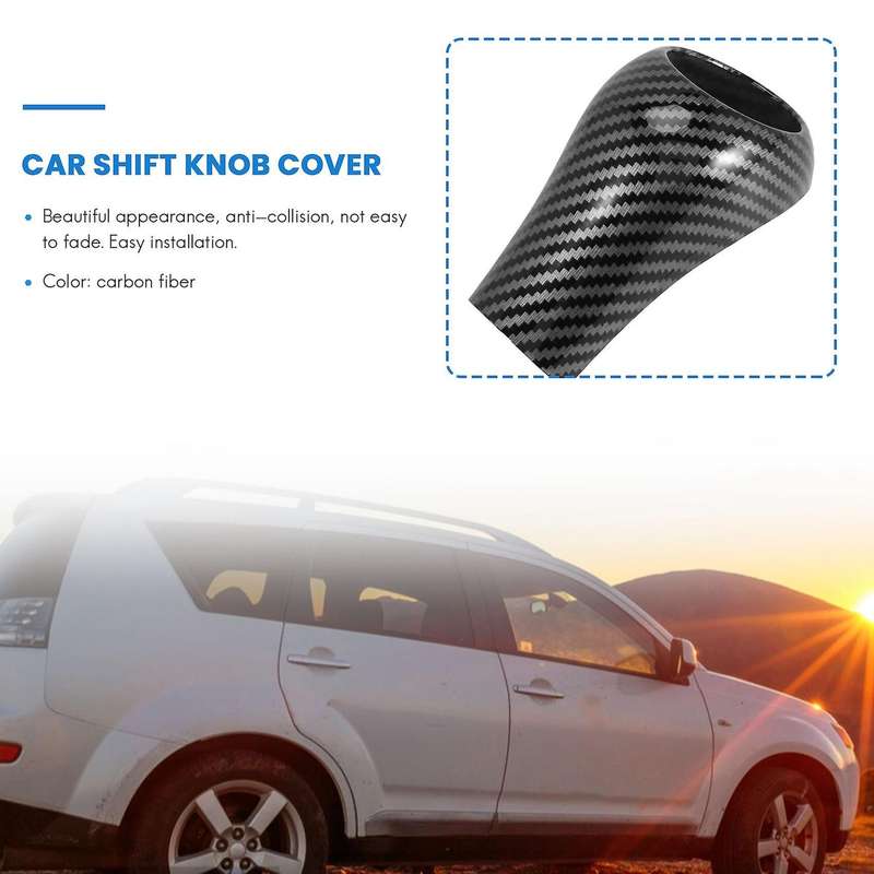 Carbon Fiber Shift Knob Cover for - W204 W212 a C E G GLS Class