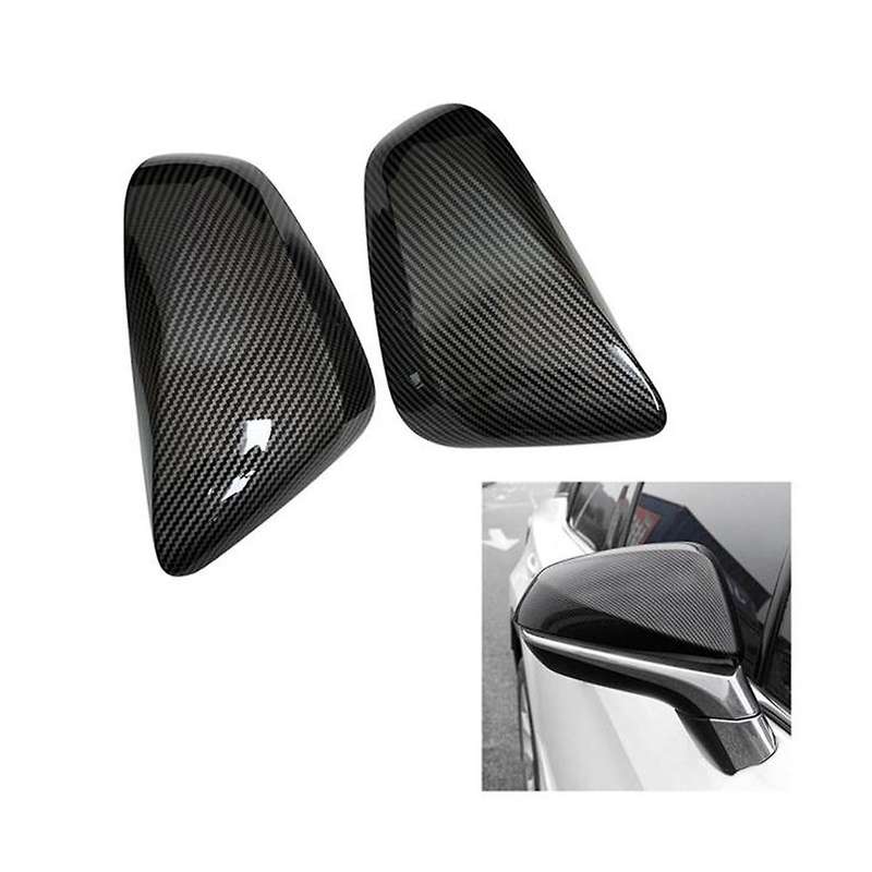 Carbon Fiber Side Rearview Mirror Cap Cover Rear View Mirror Covers Direct Replace for Rx/nx 2015-2