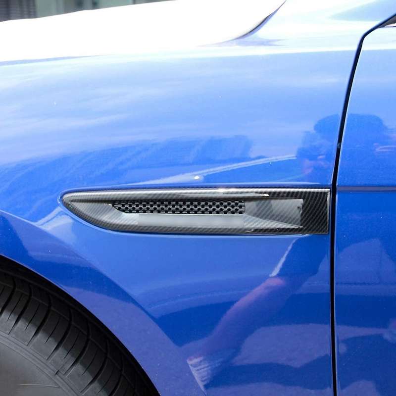 Carbon Fiber Side Air Vent Outlet Cover Trim Decoration for XF XE F-Pace X761 Accessories Set of 2Pc