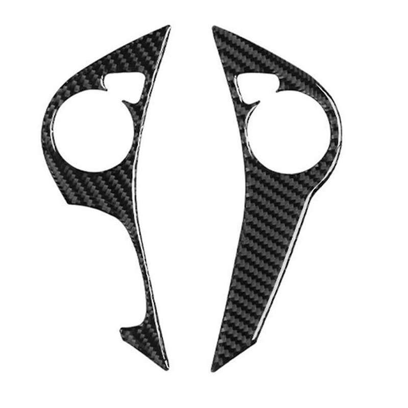Carbon Fiber Steering Wheel Button Cover Trim for Accord 2013-17 Type B