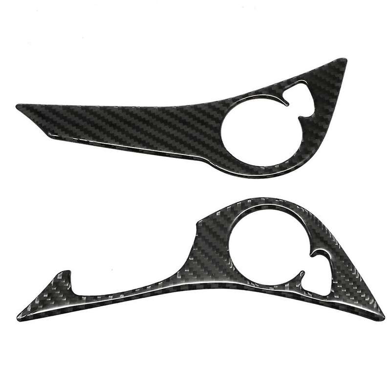 Carbon Fiber Steering Wheel Button Cover Trim for Accord 2013-17 Type B