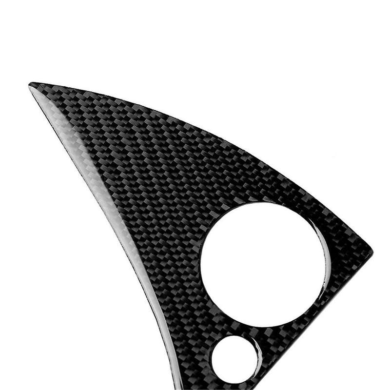 Carbon Fiber Steering Wheel Button Trim for - C Class W204 2007-2010