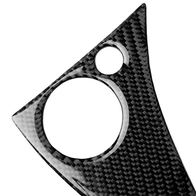 Carbon Fiber Steering Wheel Button Trim for - C Class W204 2007-2010