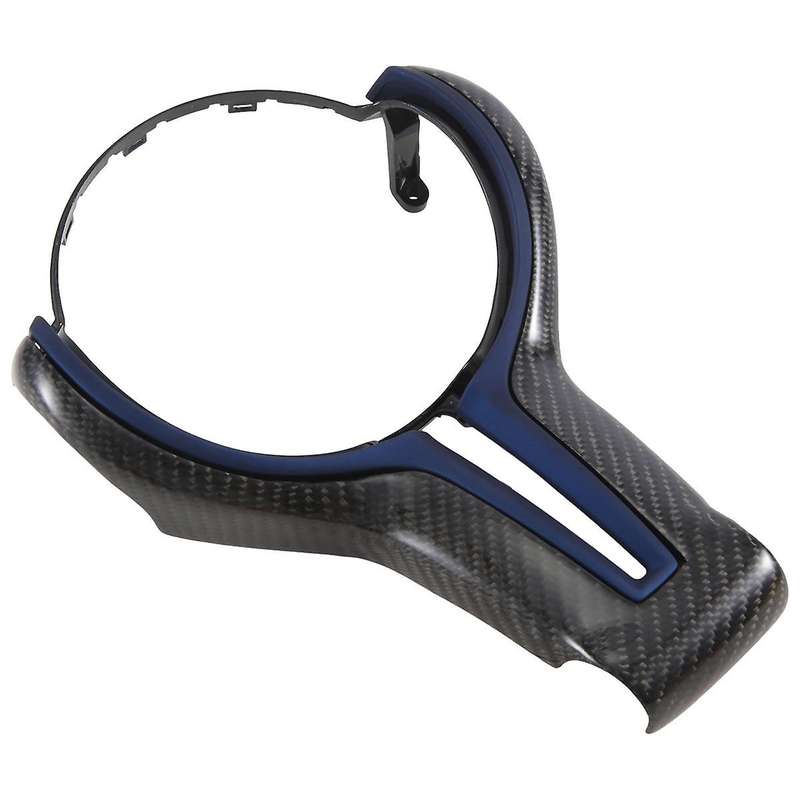 Carbon Fiber Steering Wheel Cover for F30 F10 F18 F20 F25 F34 F48 M3 M6 550D 328M 1 2 3 4 5 6 7 Seri