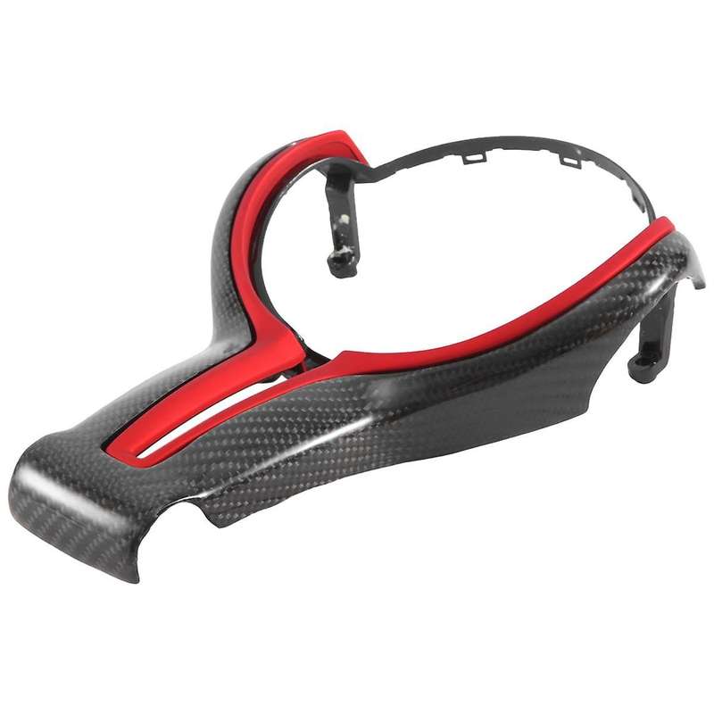 Carbon Fiber Steering Wheel Cover for F30 F10 F18 F20 F25 F34 F48 M3 M6 550D 328M 1 2 3 4 5 6 7 Seri