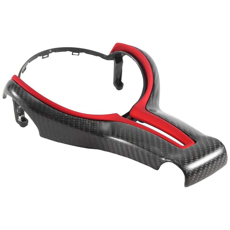 Carbon Fiber Steering Wheel Cover for F30 F10 F18 F20 F25 F34 F48 M3 M6 550D 328M 1 2 3 4 5 6 7 Seri