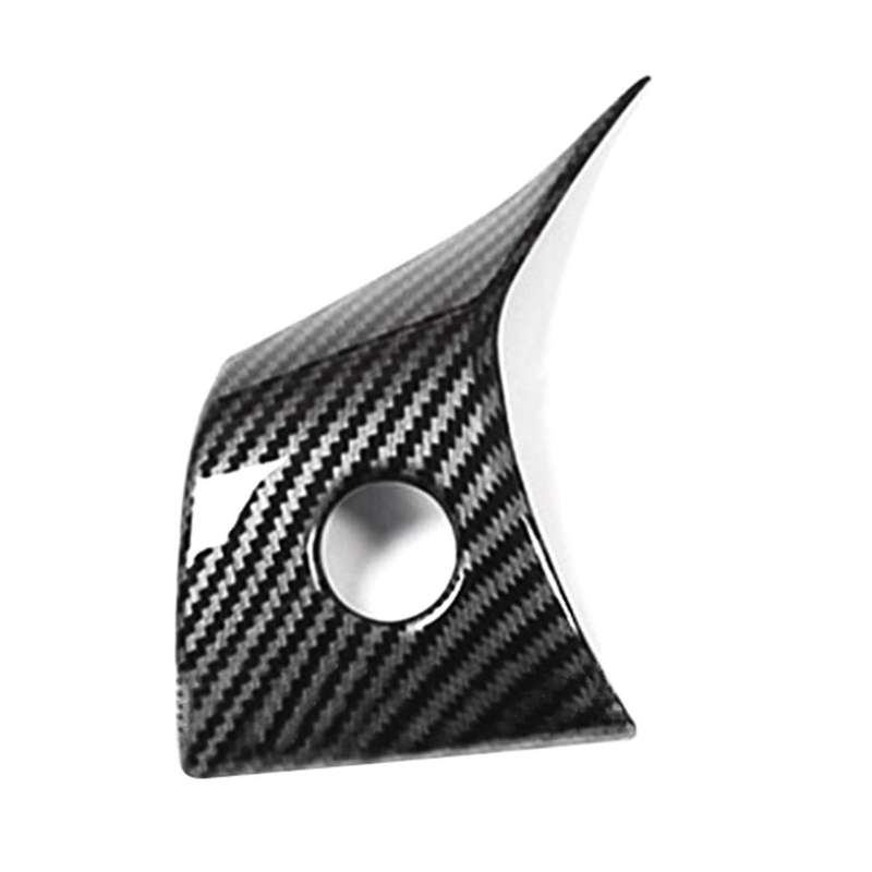 Carbon Fiber Steering Wheel Protective Frame Patch Trim for Model Y