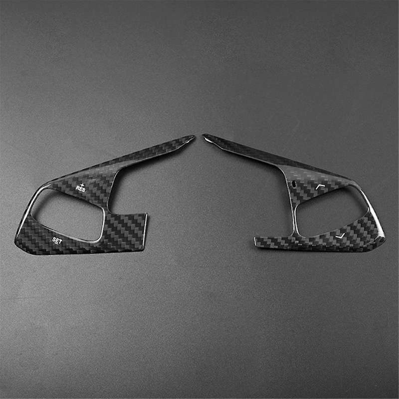 Carbon Fiber Steering Wheel Panel Sticker for C8 2020-2023 Steering Wheel Decoration