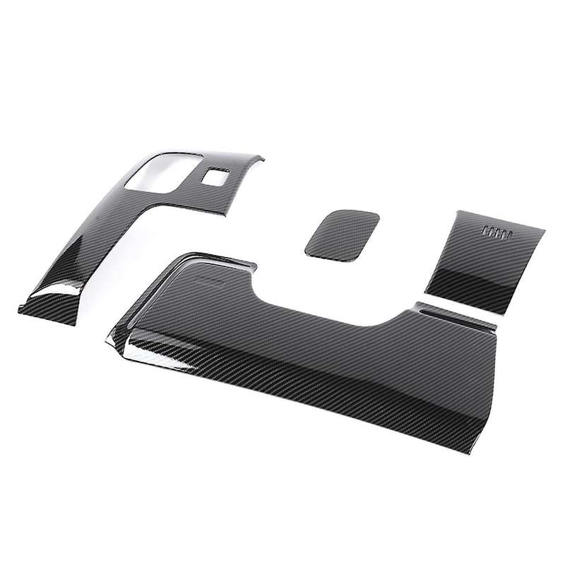 Carbon Fiber Steering Wheel Under Decoration Cover Trim Stickers for 2015-2021 Interior Accessories