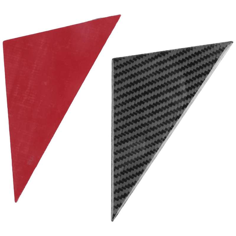 Carbon Fiber Stickers for 2010-15 Door Windows Anterior Triple-cornered Column A-Pillar Exteriors Ca