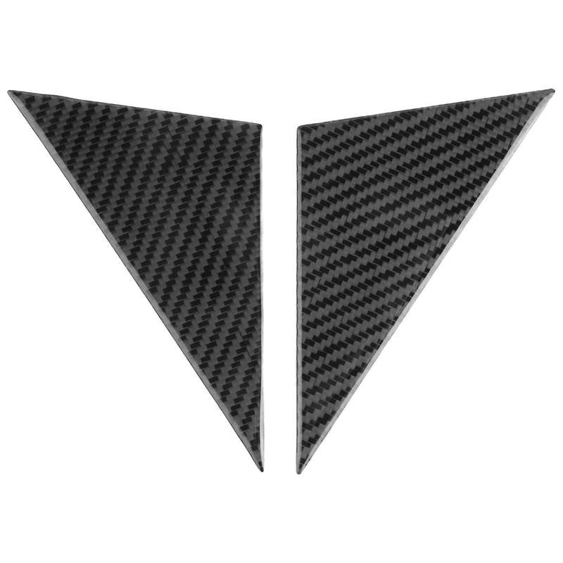 Carbon Fiber Stickers for 2010-15 Door Windows Anterior Triple-cornered Column A-Pillar Exteriors Ca