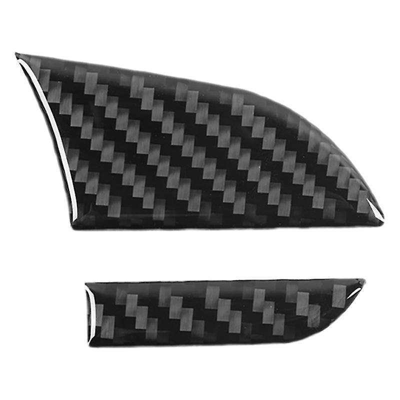 Carbon Fiber Stickers Car Steering Wheel Center Button Decoration Cover Accessories for 2019+