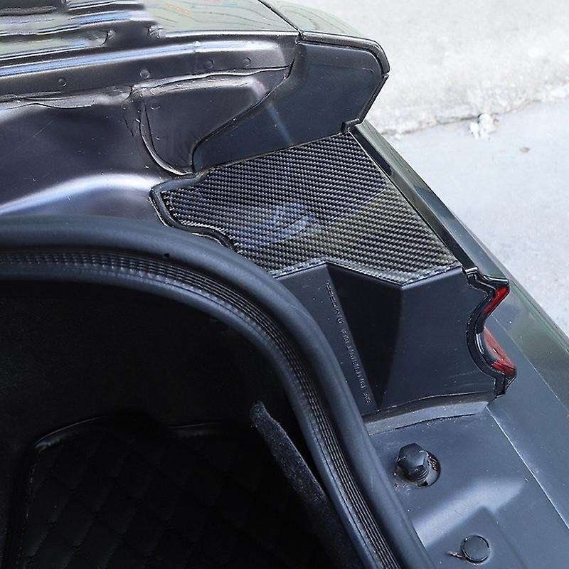 Carbon Fiber Stickers for 2015 Car Trunk Buffer Cover Protection Accessories for 2015+