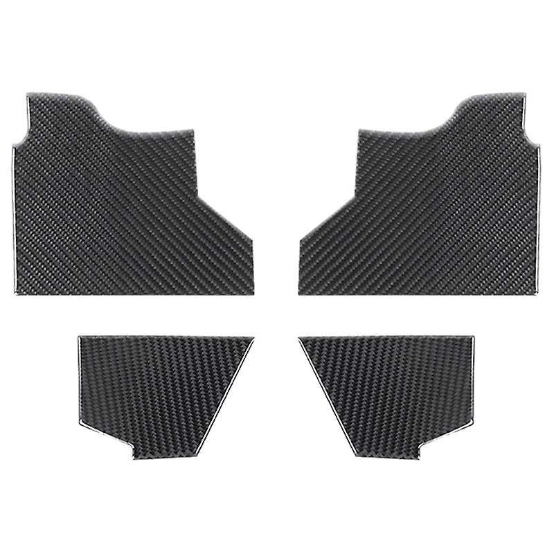 Carbon Fiber Stickers for 2015 Car Trunk Buffer Cover Protection Accessories for 2015+