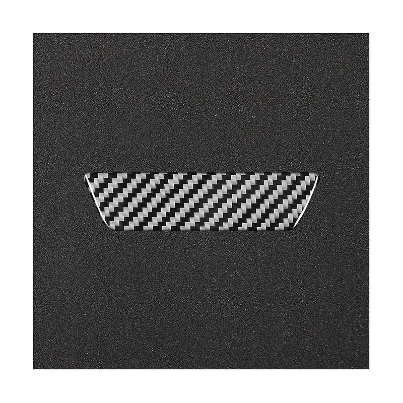 Carbon Fiber Stickers for A6 C8 2019-2023 Car Armrest Box Button Decorative Panel Interior Accessor